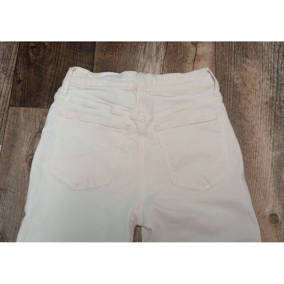 Women's Madewell The Perfect Vintage Jean Raw Hem Edition Tile White, Size 25 - Picture 6 of 12